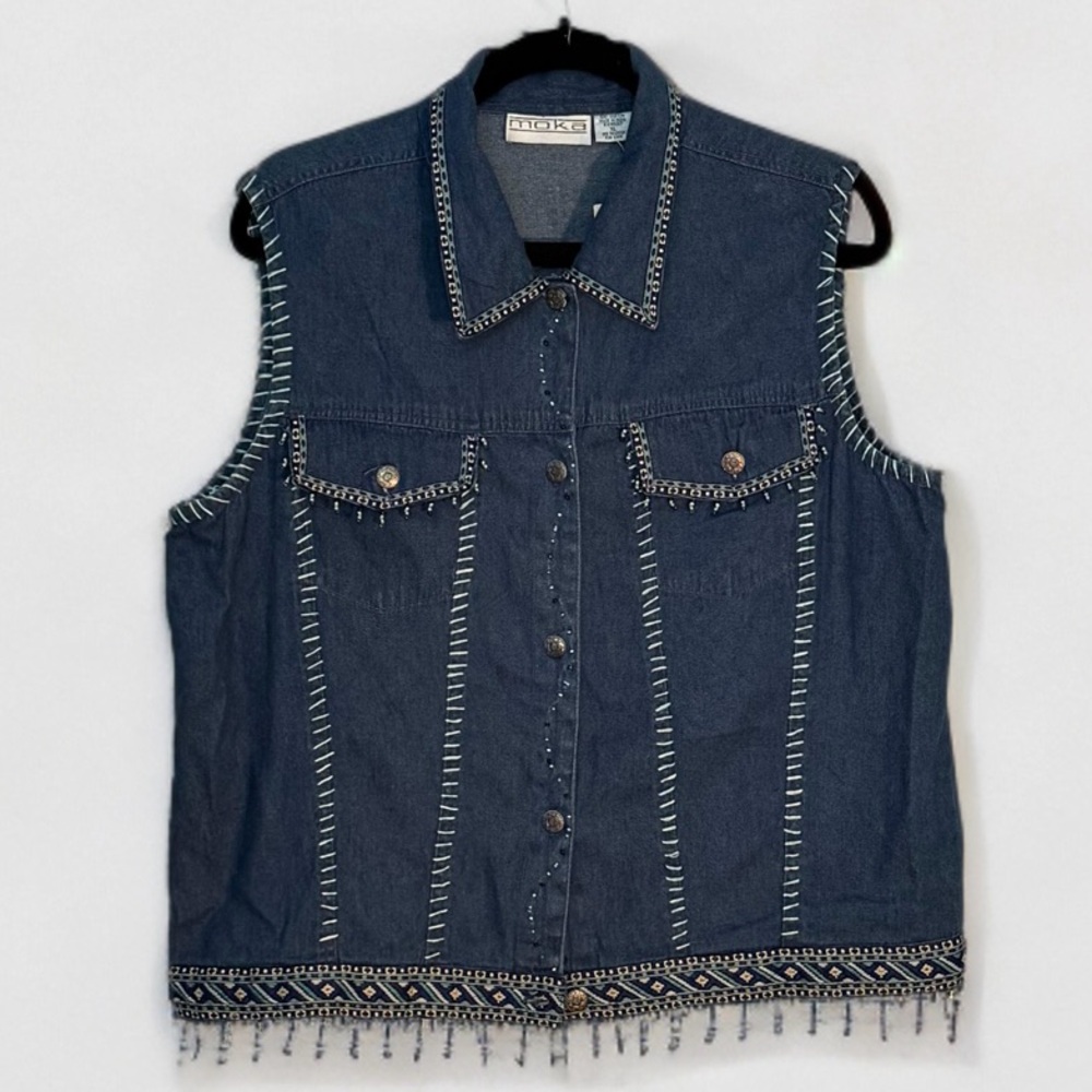Aldo Blue Denim Vest for Women
